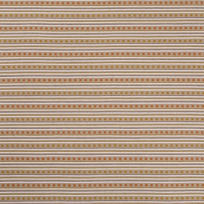 Kit Kemp Criss Cross Striped Fabric in Natural